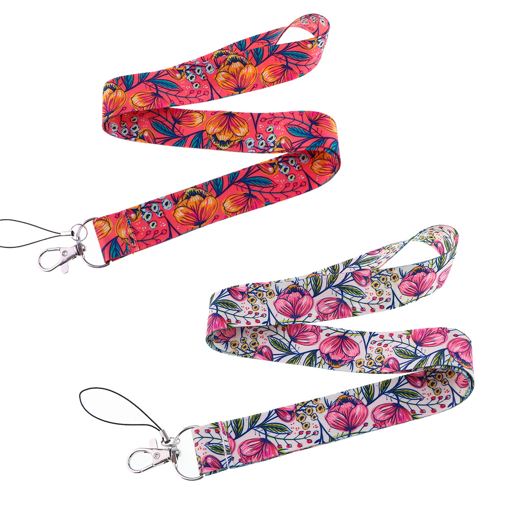 Neue Stil Doppel-doppelseitige Druck Band Zubehör Polyester Lanyard display picture 5