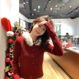 女式针织衫;毛衣;连衣裙