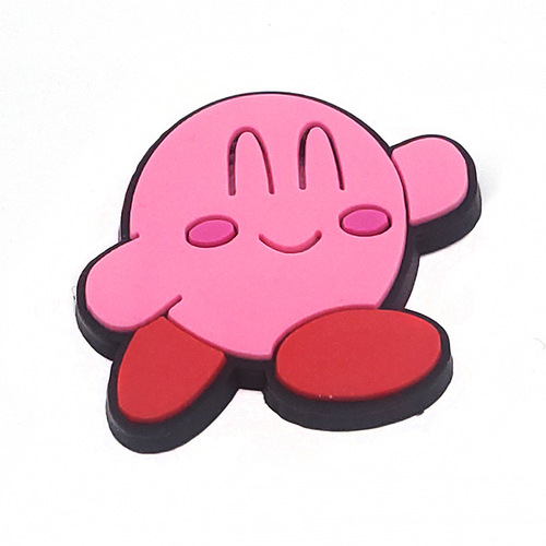 Cute style Kirby Pink Crocs Shoes Flower Shoe Buckle Removable Children's Garden Shoes Jewelry Decorative Buckle