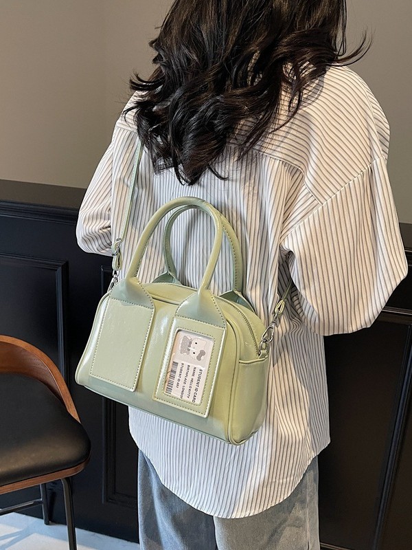 Comercio exterior transfronterizo nuevo estilo bolso Boston bolso femenino 2025 moda coreana bolso de mensajero casual de un solo hombro