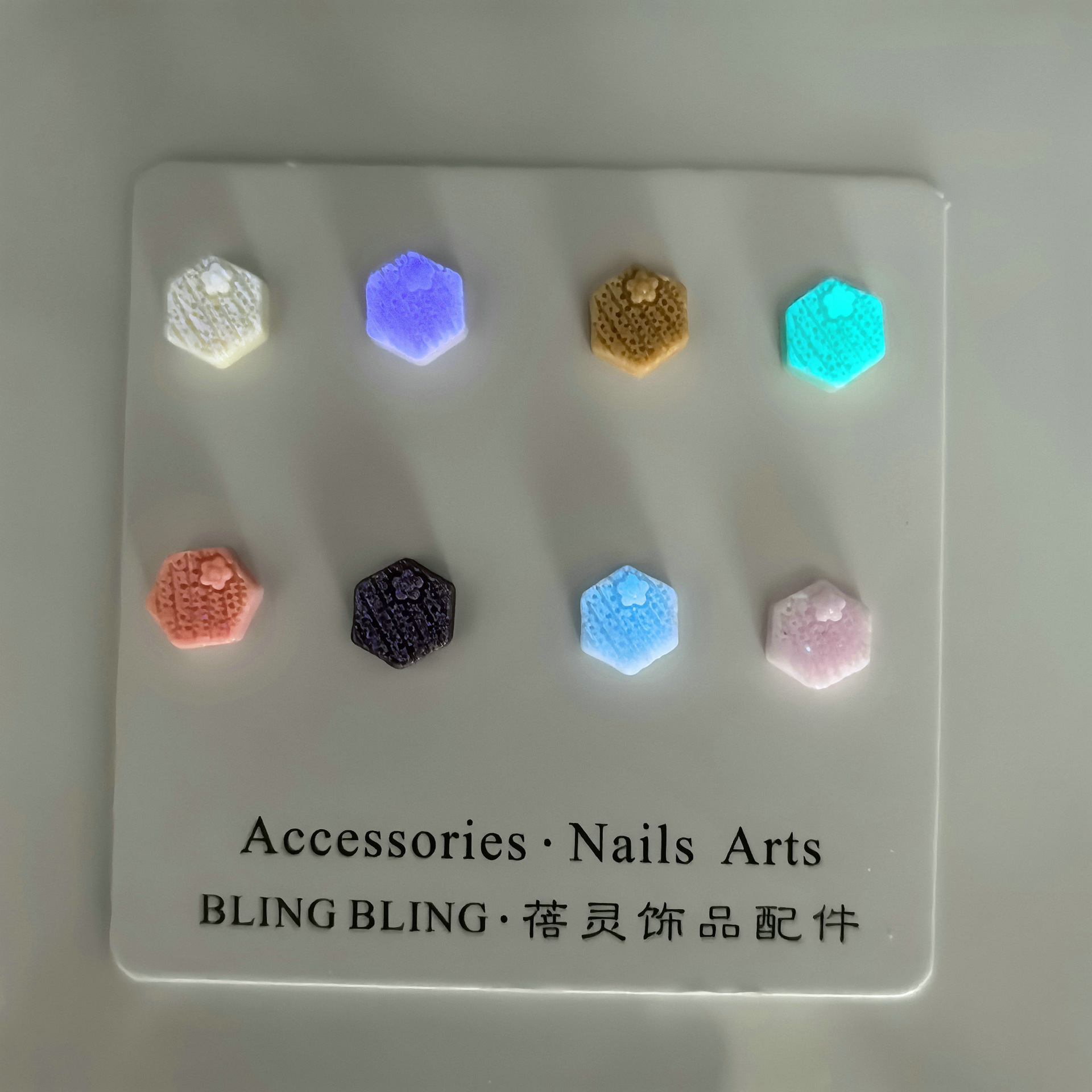 仿真食玩奶油曲奇饼干夜光树脂美甲耳钉盲盒手机壳配饰0008.