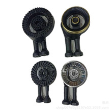 厂价批发灶具铸铁炉头钢盖大蜂窝115钢内旋120金边深旋分火器炉头