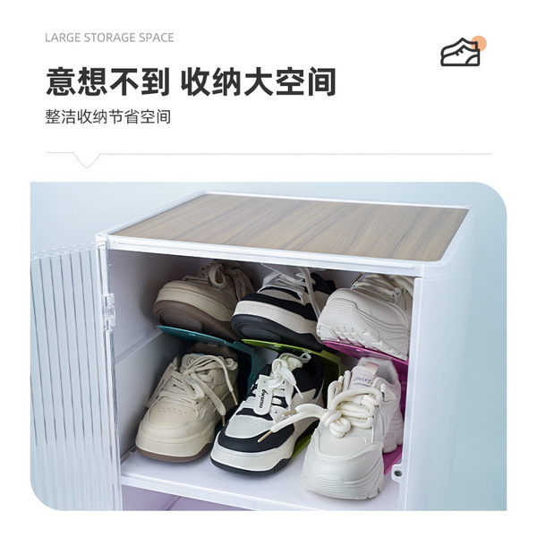 Wholesale integrated adjustable shelf shoes Creative double -layer…