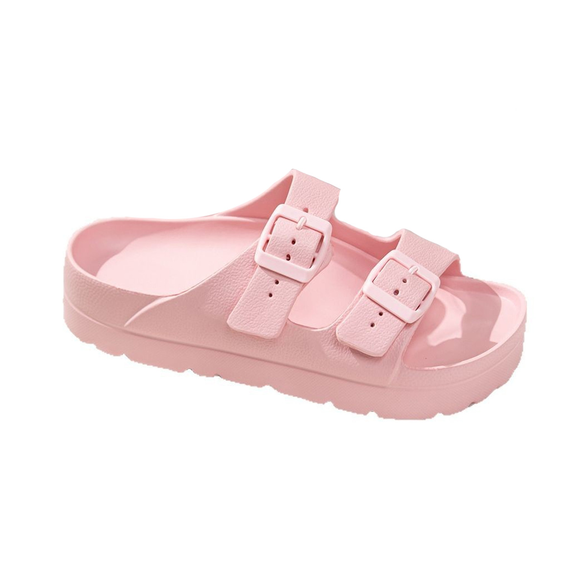 Nuevas zapatillas eva multicolores, sandalias de plataforma para mujer, antideslizantes de todo fósforo, cómodas sandalias y zapatillas de playa con hebilla ajustable