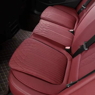 Seat cushion, seat cover — for All Seasons, High-End Rear - flat-seat-cushion-one-piece-rear-seat-cushion-red
