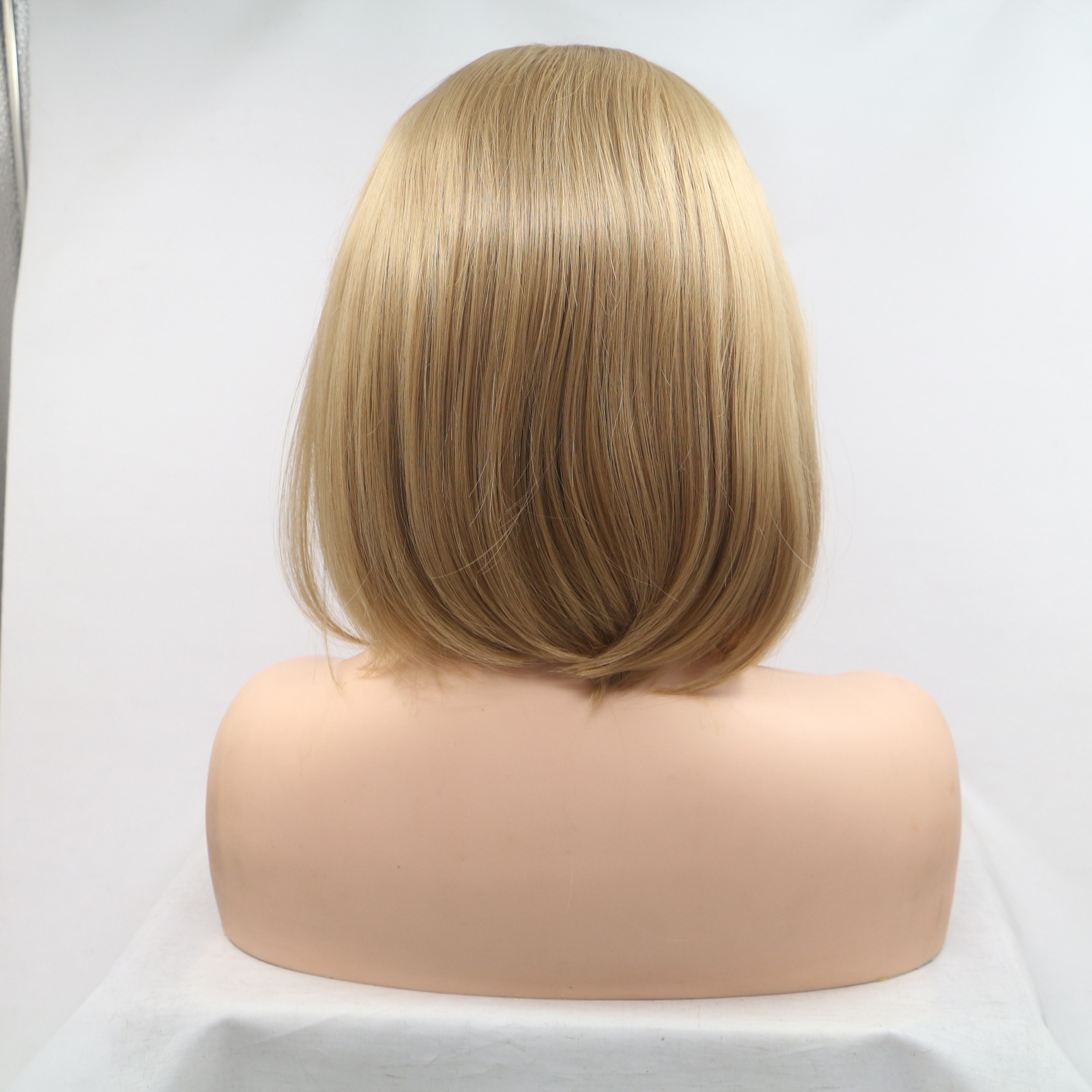 European and American wig wig corto recto wig de encaje frontal wig