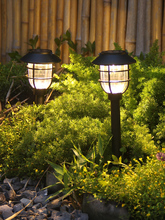 太阳能地灯户外防水草坪庭院景观灯院子地插式花园灯防水露营氛宽