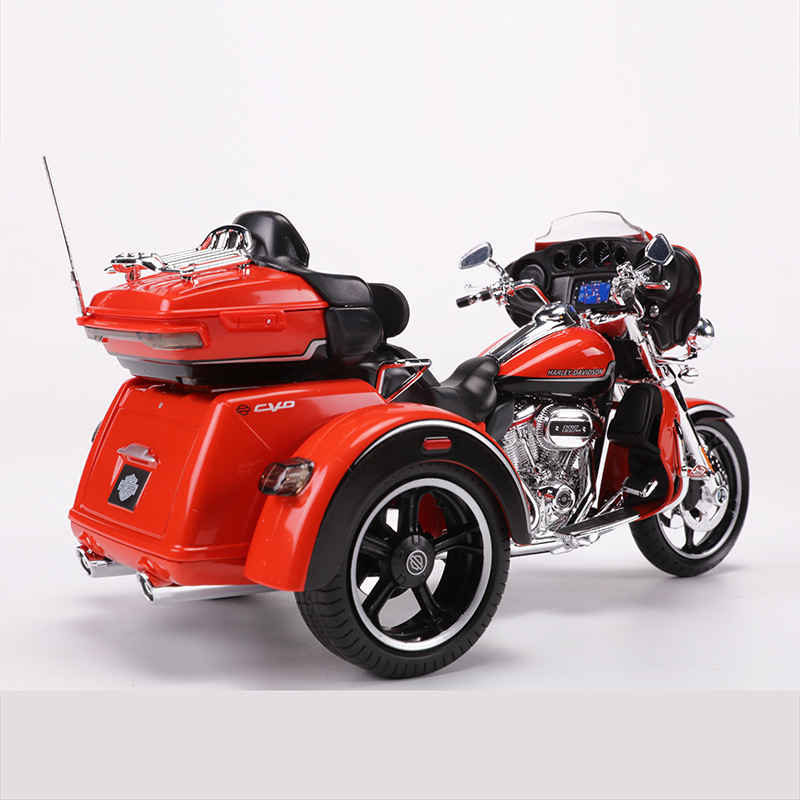 Meichi figure 1:12 Harley motorcycle 2021CVO Tri Glide three-wheeled motorcycle simulation motorcycle model