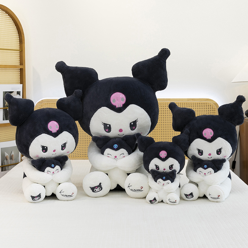 新しい母子シリーズ KT 猫クロミメロディーぬいぐるみかわいい人形漫画ギフトインターネット有名人ホットスタイル|undefined