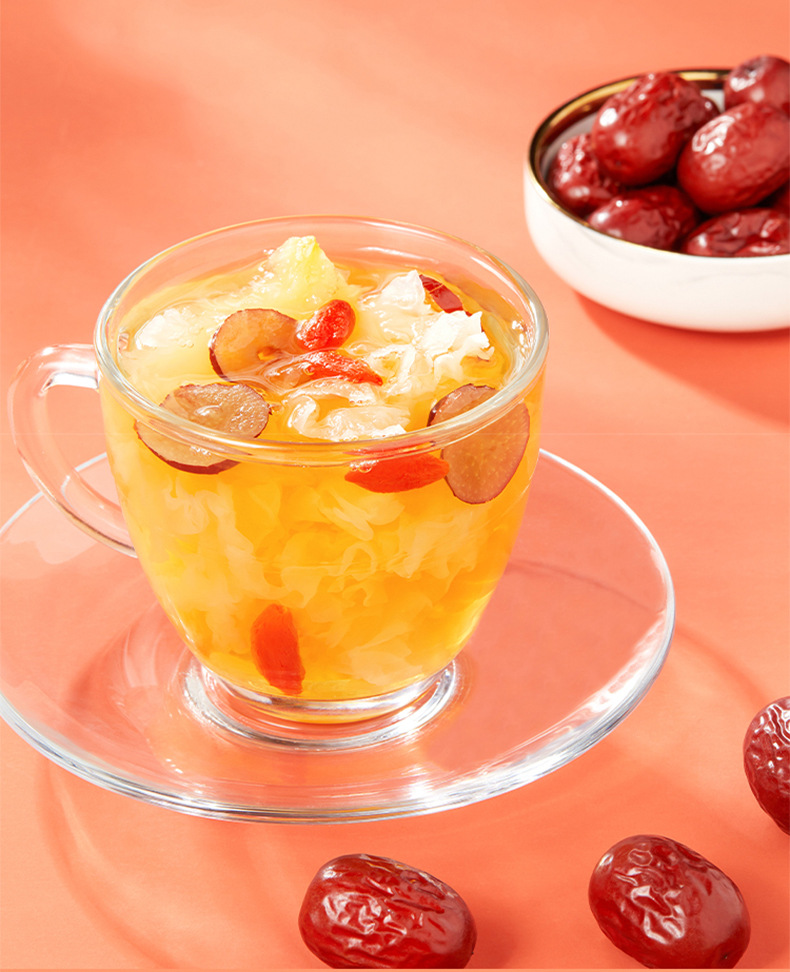 Xinjiang Grey Jujube Dried Red Dates Hui Zao Whole Fruit Ready to Eat 500g for Tea Congee and Soup in use