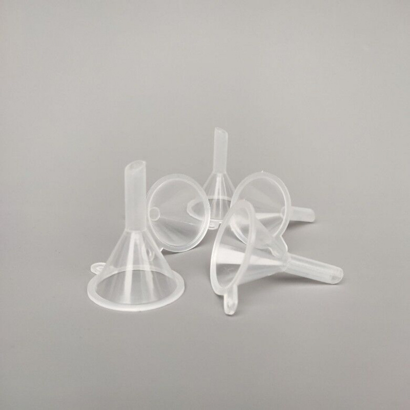 迷你小漏斗 分装工具 透明塑料漏斗分装漏斗 液体分装颜色