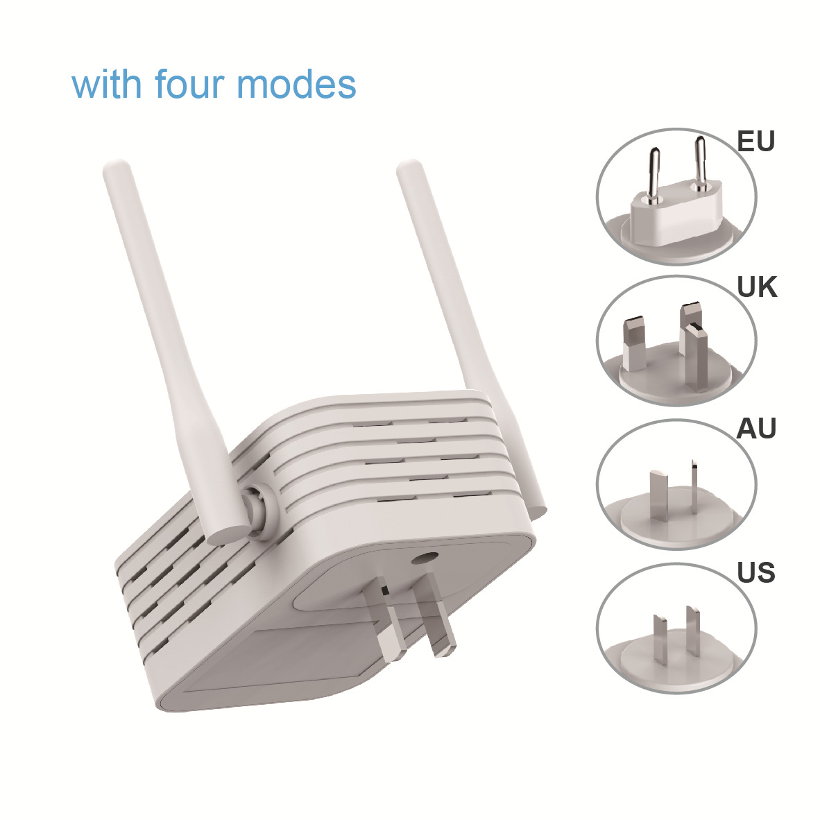 wifi信号放大器WiFi Repeater范围增强300m扩大无线信号增强器