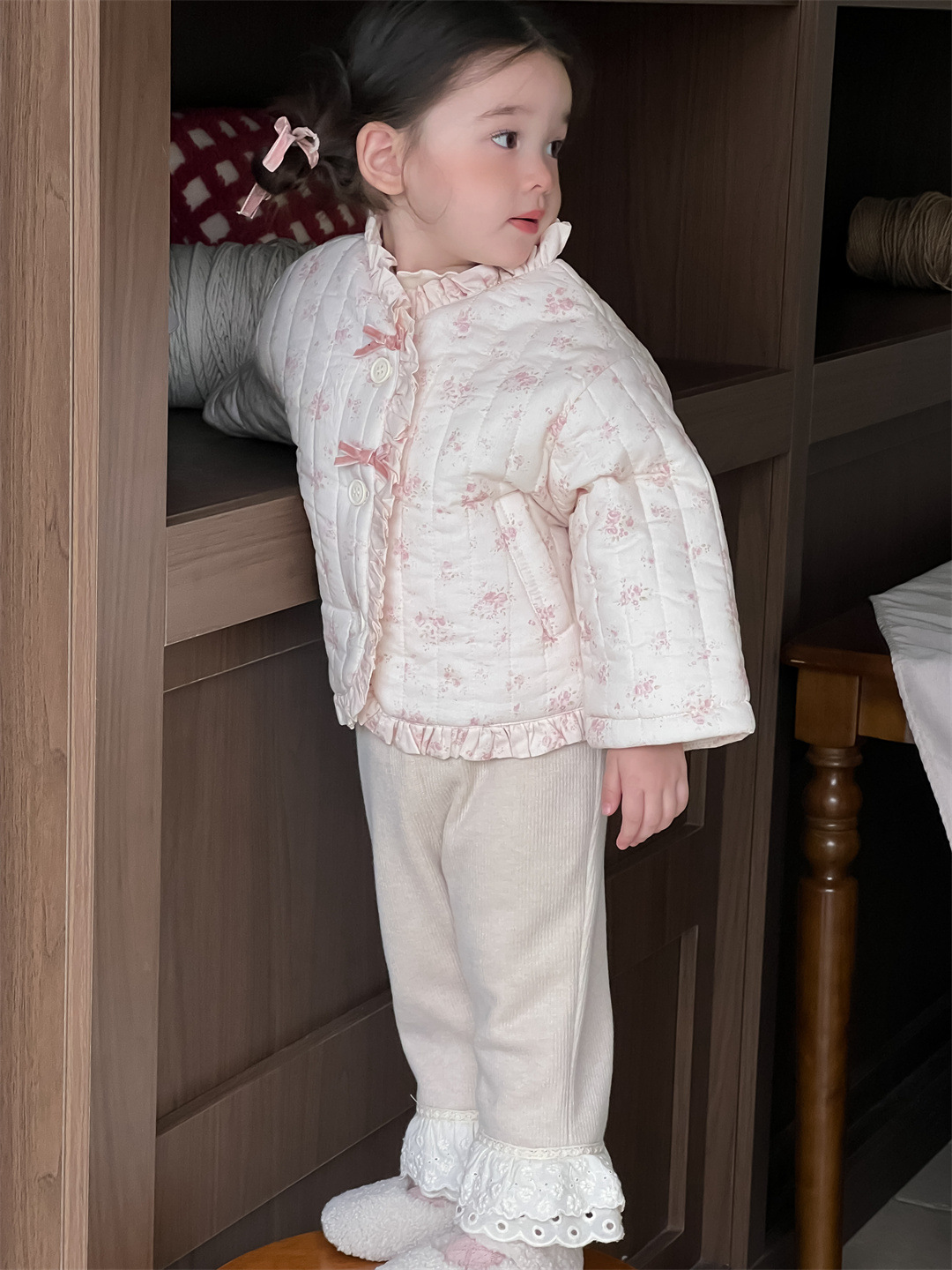 Ropa de algodón de invierno infantil otoño invierno ropa de terciopelo ropa infantil coreana niñas abrigas de algodón grueso abrigo de algodón bebé