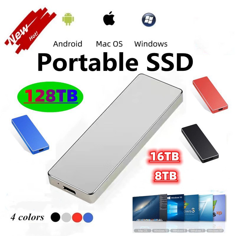 Cross-Border Export Expansion and Upgrade High-Speed Mobile Solid-State Drive 64t 16t 8Tb Factory Direct Sales with Stable Supply