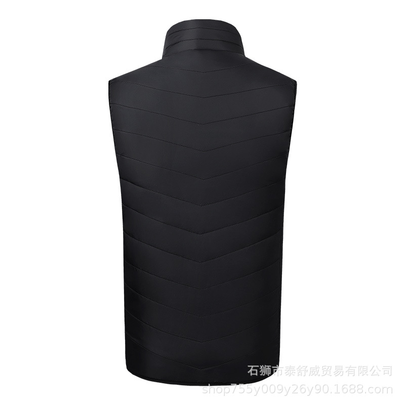 Transfronterizos chaleco de calefacción eléctrica suministro 11 zona tres interruptores de control chaleco de calor inteligente chaleco de algodón eléctrico chaleco