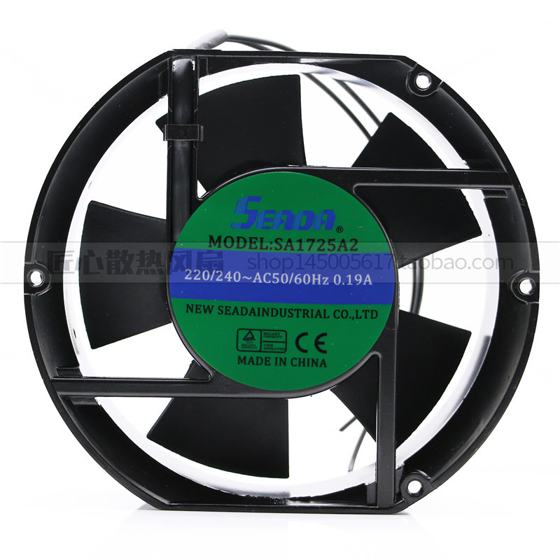 SEADA控制柜风扇SA1725A2 220V工控机柜专用轴流风机