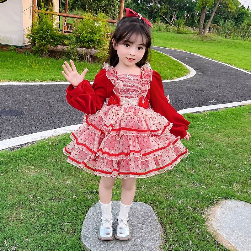 Рождественская/осенняя милая юбка, вечернее платье для принцессы, юбка-пачка, стиль лолита, подарок на день рождения