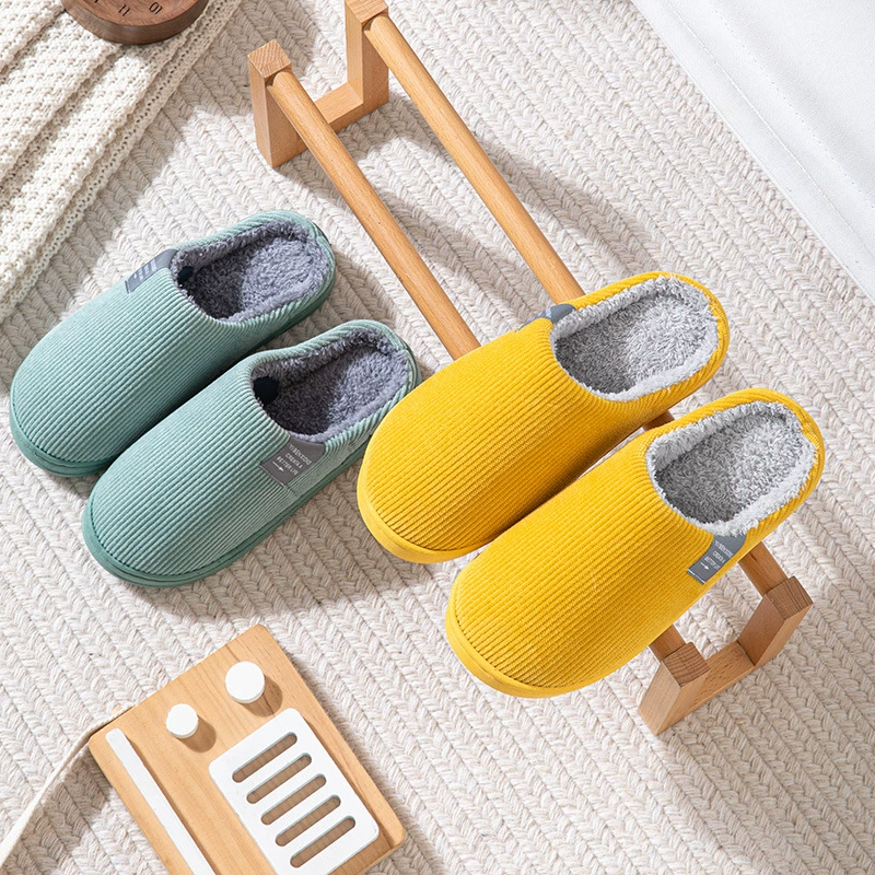Demi-season non-slip keep warm winter slippers for beloved, wholesale