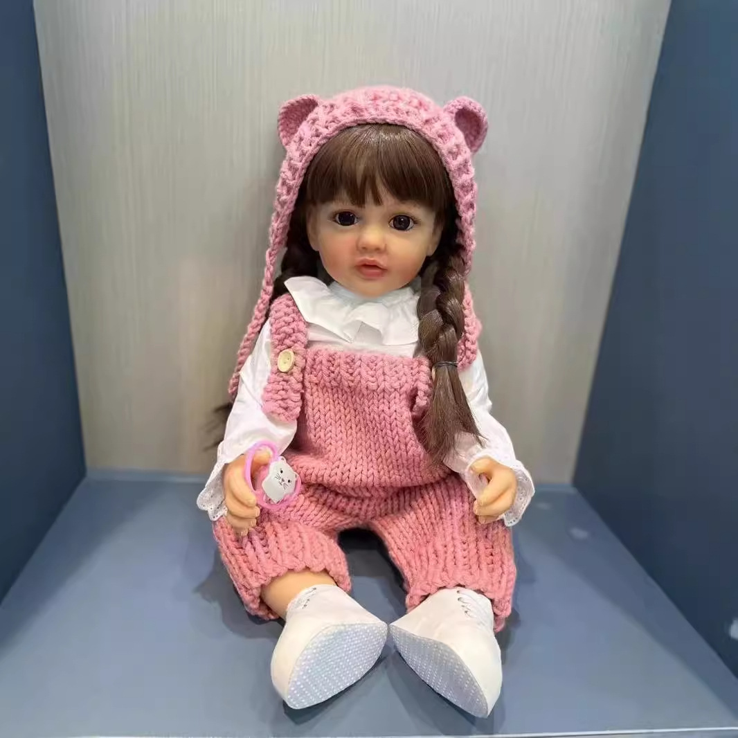 Muñeca Reborn de Silicona Completa NPK de 55 cm, Suministro de Comercio Electrónico Transfronterizo, Dropshipping, Éxito de Ventas en OZON
