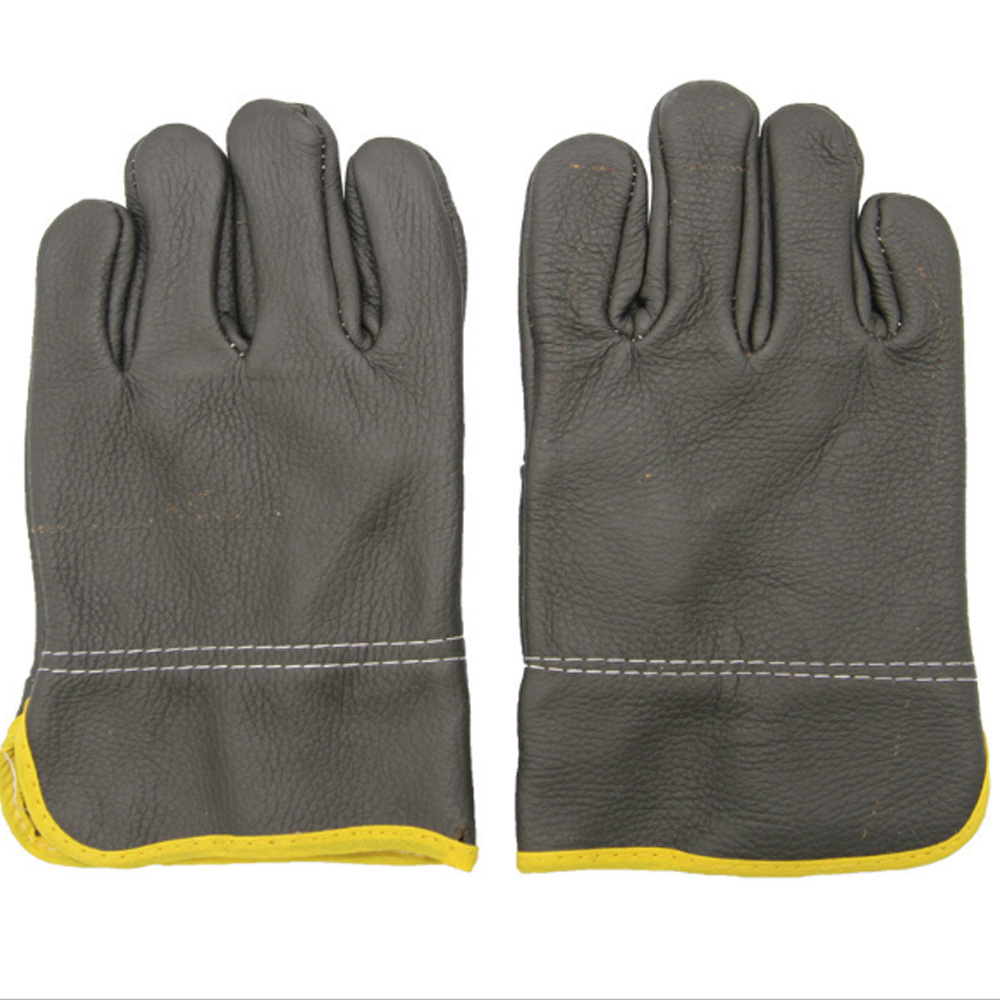 广州皮手套头层司机海员手套全皮短电焊浅色深色司机手套电焊手套