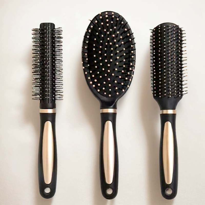 Curly brush for men and women, soft heel, air bag, cute round massager