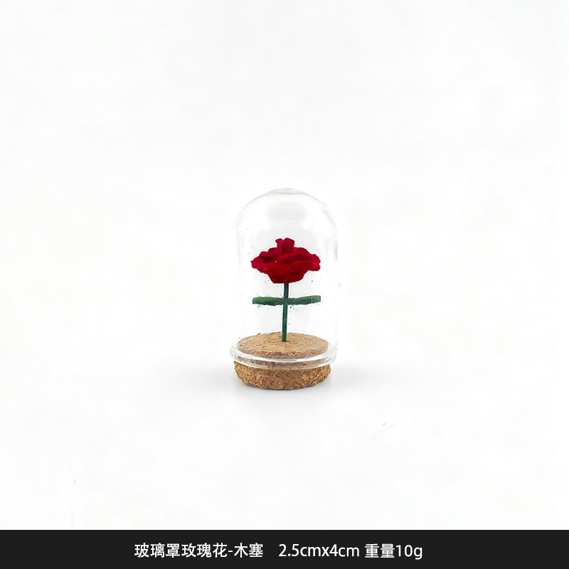 王子の小さい置物の狐のケーキdiyは永遠の花を飾って粒のデスクトップの車の樹脂のかわいい手の置物を萌えます。