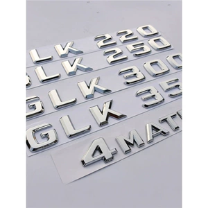 Old model Mercedes-Benz GLK200 lettering, GLK300 rear lettering, GLK350 rear lettering, GLK260 4MATIC modified car lettering stickers