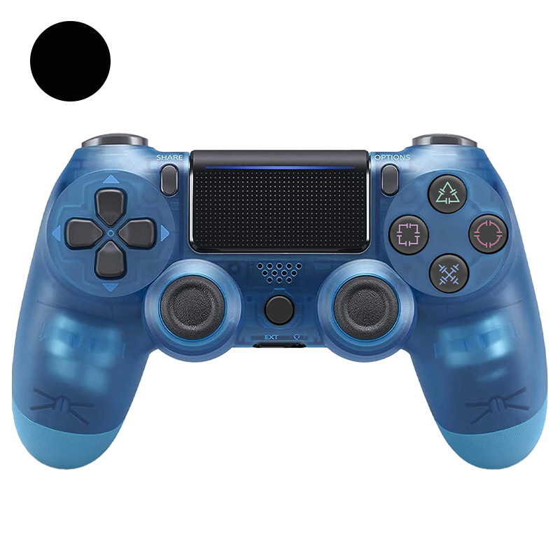 Control Inalámbrico Bluetooth P4 de ABS con Doble Motor de Vibración para Consola P4 y PC