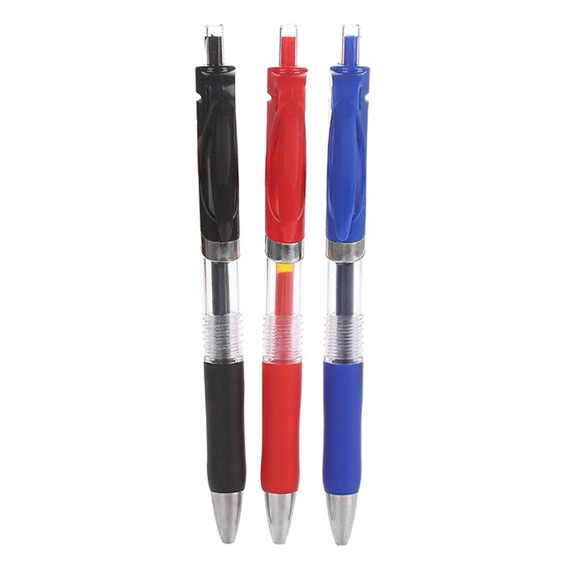 0.5mm Bullet Large Capacity k35 Press Gel Pen Student Bounce Pen Office Stationery Press Sign Pen