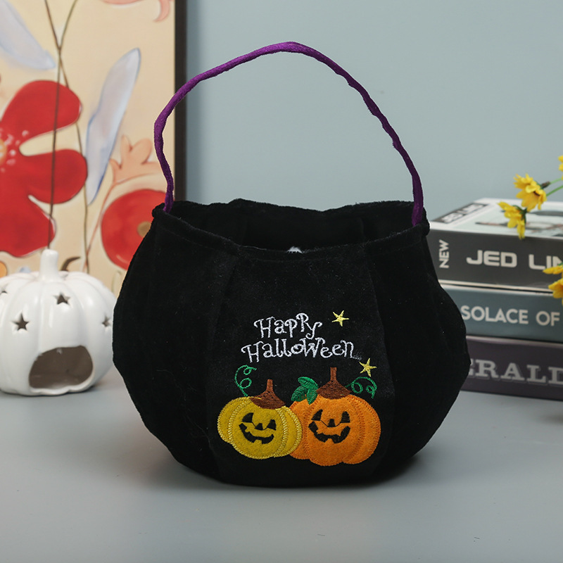 Bolsas de dulces de Halloween, atmósfera de vacaciones, regalos de vestuario, bolsas de mano para niños de la escuela primaria, bolsas de azúcar
