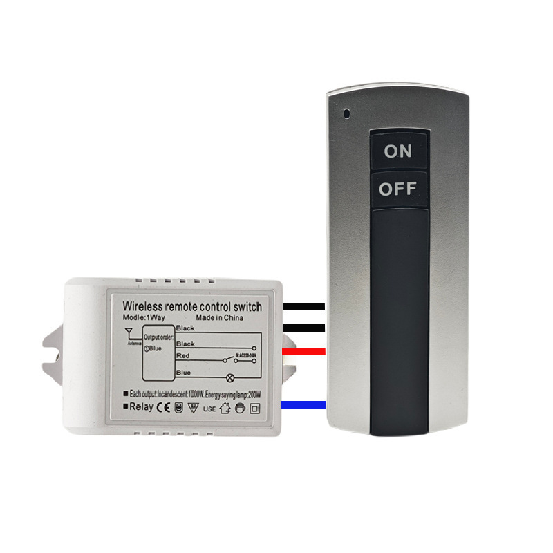 Wireless intelligent one-way remote control switch single-control lamp lighting one-control remote control single-way remote control intelligent switch Wireless intelligent one-way remote control switch single-control lamp lighting one-control remote control single-way remote control intelligent switch