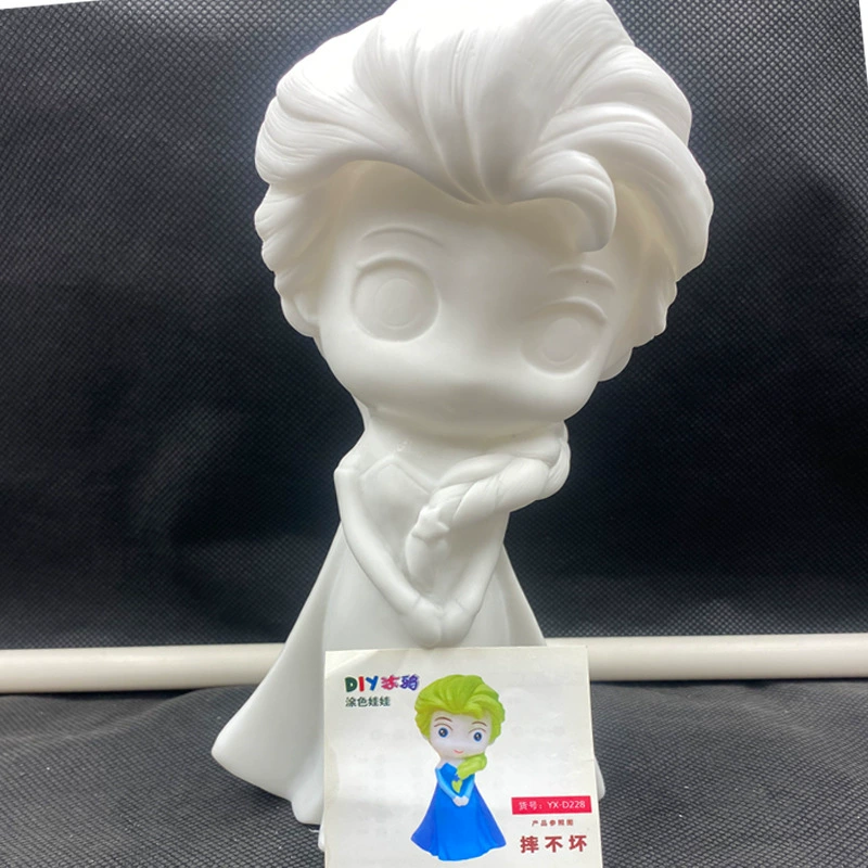 DIY Paintable Doll (Plastic) — Unpainted White Embryo, Multiple Characters, 16–26 cm