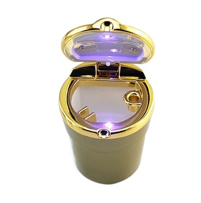 Nuevo coche Cenicero de moda de alta gama con luz LED Cenicero de coche