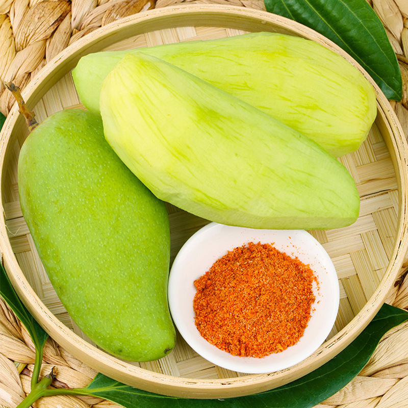 Freshly Picked and Ready to Eat Sour and Crispy Raw Mangoes Seasonal Fruit Mango Buds Guangxi Green Mangoes Pickled Mangoes 2.5kg