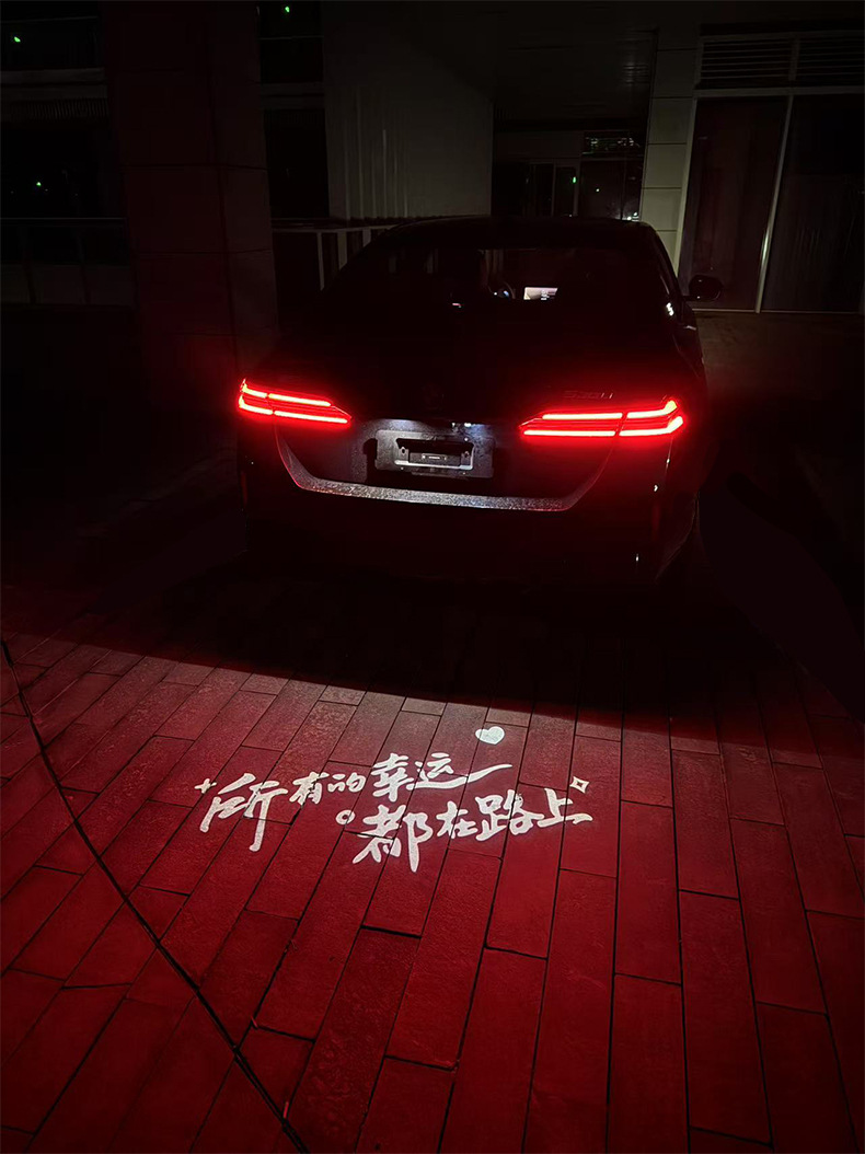 Suitable for BMW license plate projection light for 1 Series, 2 Series, 3 Series, 4 Series, 5 Series, X1, iX3, X5, M3, M4 car trunk welcome light
