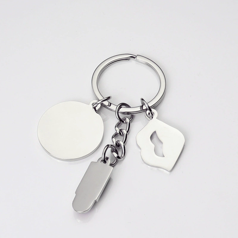 Hair accessory, lipstick, creative keychain heart shaped, wholesale