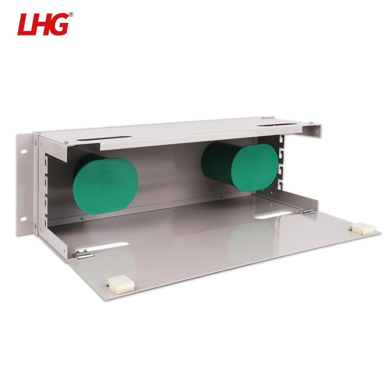 机架式光纤储纤单元箱加厚型  3U绕线箱储纤 ODF光缆理线盘收纳箱