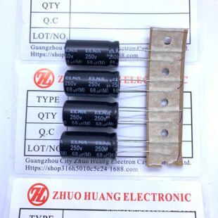 250V68uF 13*25MM   RJ4ϵ CE105°C ԭbMھELNA늽