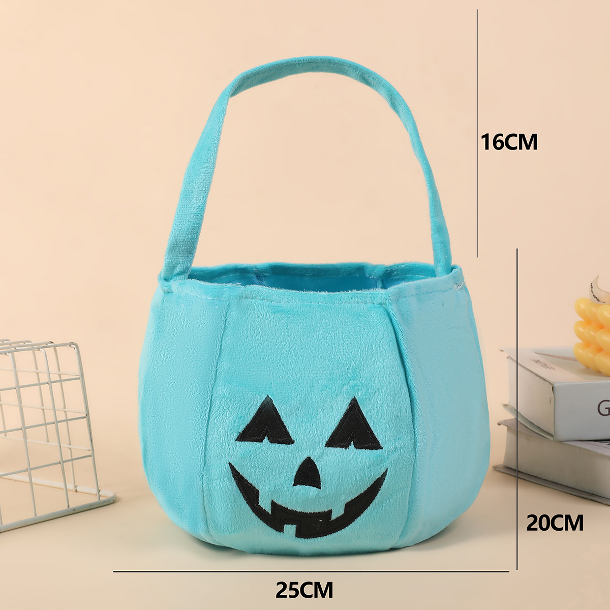 Bolsas de dulces de Halloween, bolsas de dulces, bolsas de calabaza tridimensionales portátiles, regalos para niños, accesorios del festival de fantasmas, bolsas de Halloween transfronterizas