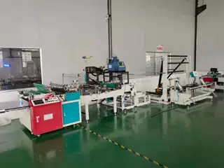 定制R机塑料袋制袋机电割机边封机热切机选配贴标机打码机