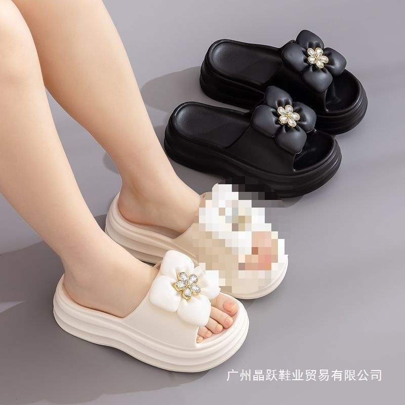 2025Eva Sandals for Women, Summer Outdoor Wear, Beach Bathroom, Non-Slip, Four-Season Home Shoes for Women