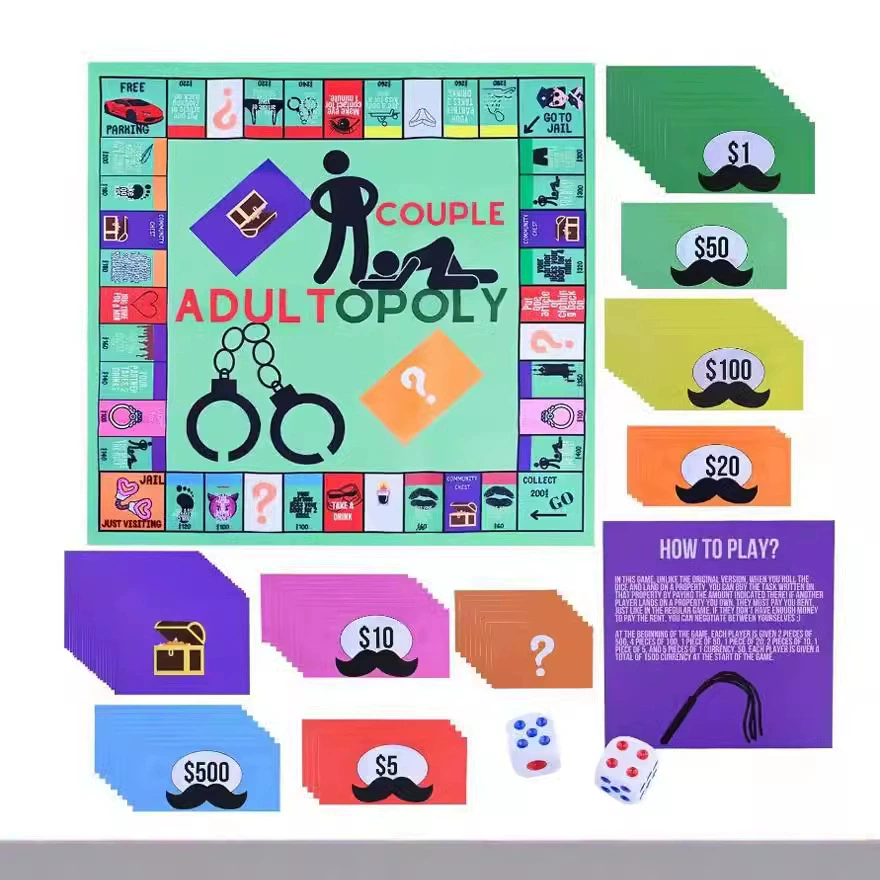 [跨境 热销 Adult Couple Game Night вечер игры для пар пары Монополия]