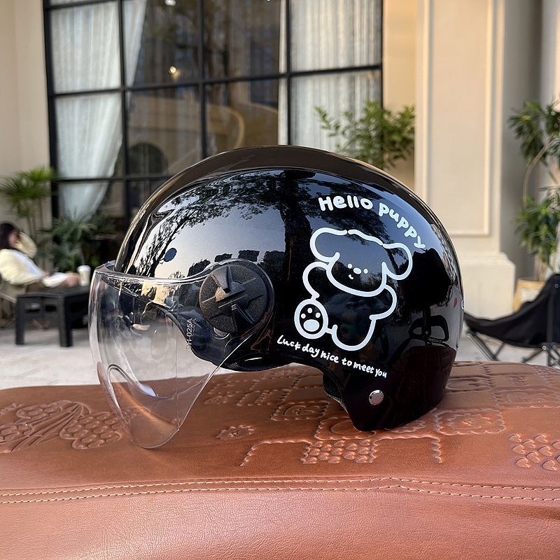 3C Certified Electric Motorcycle Helmet Summer Sunscreen Half Helmet