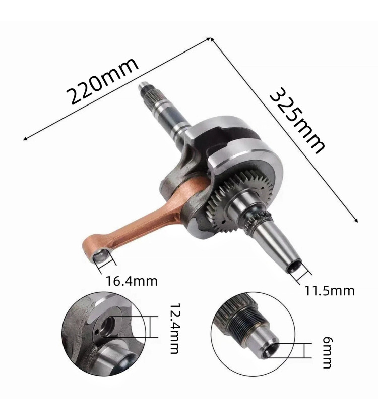 Suitable for Honda ATV TRX350 TRX350FE FM Rancher350 crankshaft assembly connecting rod 20-06
