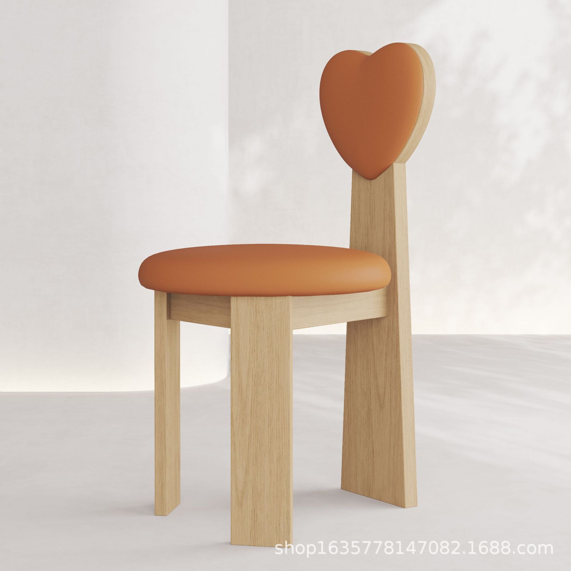 Nórdico retro silla de comedor de madera sólida hotel de restaurante casero estilo medieval silla de respaldo silla de tela de algodón fábrica de fuente