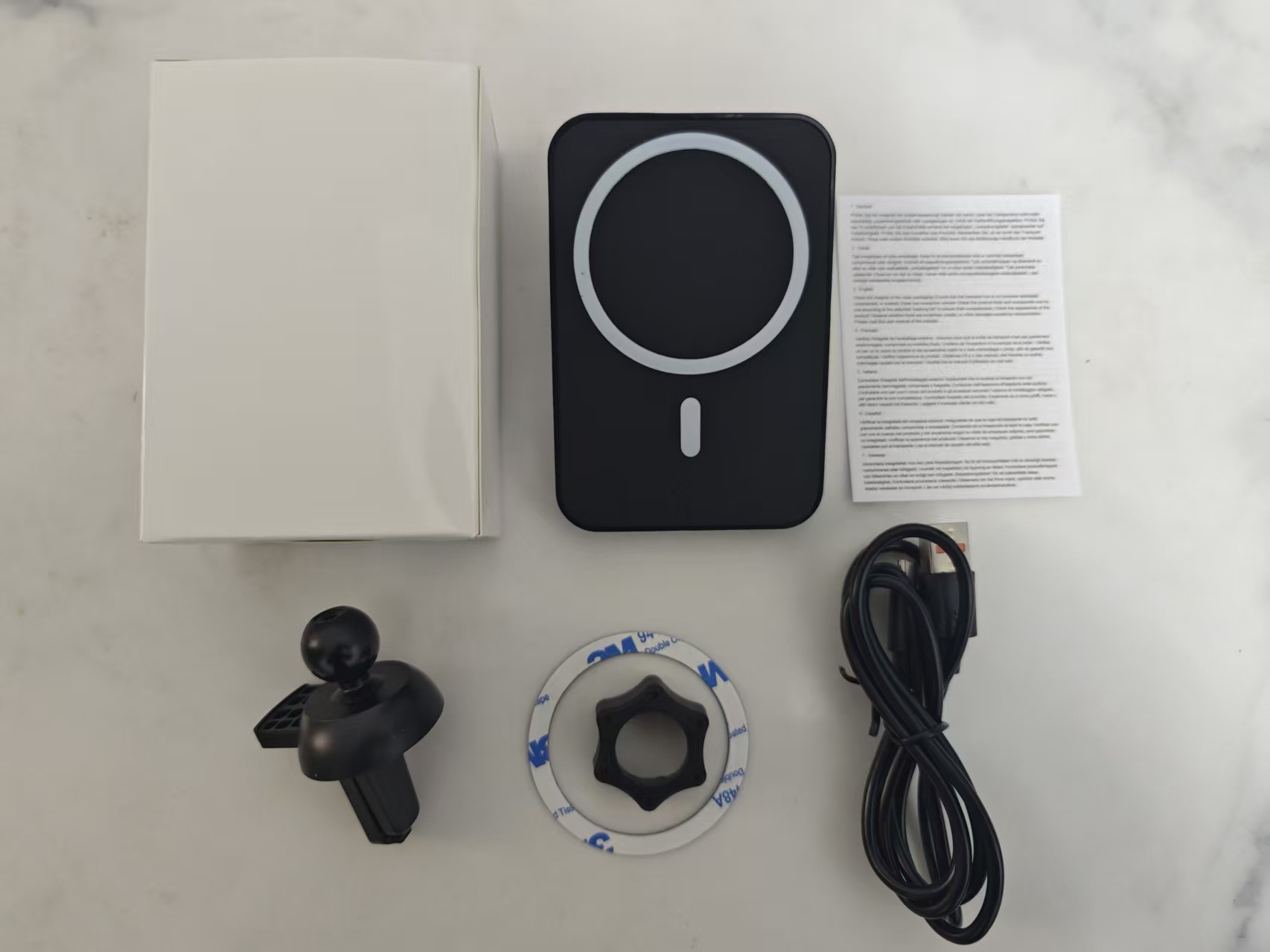 Cargador inalámbrico magnético para coche, compatible con teléfonos móviles Apple, soporte para salida de aire, soporte para teléfono móvil con carga inalámbrica