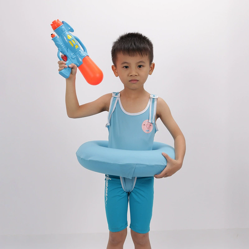 Фабрика оптовая продажа ртов портативный купальник два в одном надувной детский купальный костюм для купания