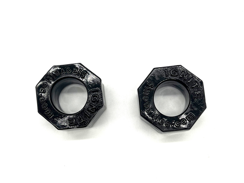 Screw-Type Male Stamina Ring, TPE Couples Cock Ring, Anti-Slip Threaded Design — detail image 3