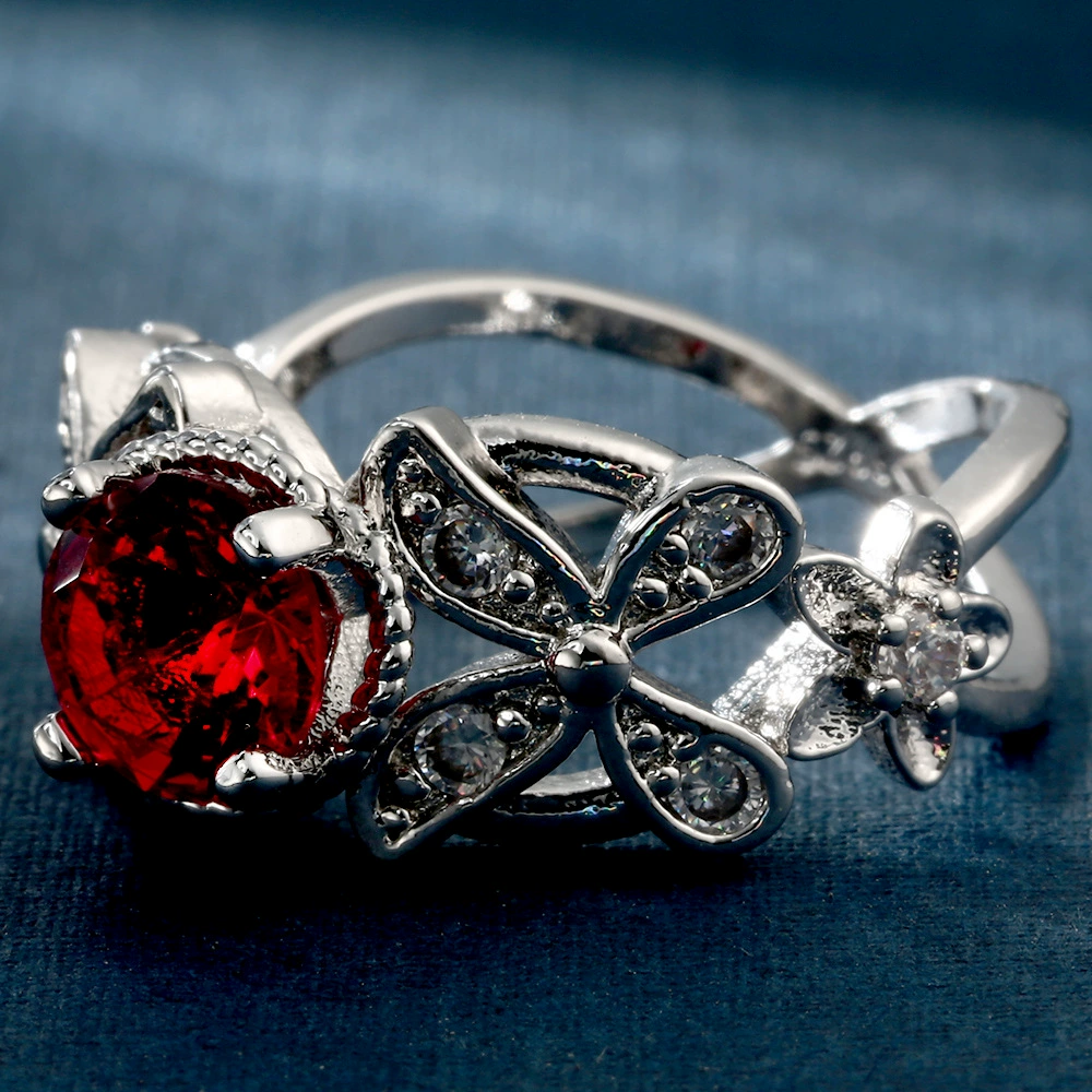 (Cross-border trading), copper stone inlay with zircon, ring for men and women, European style