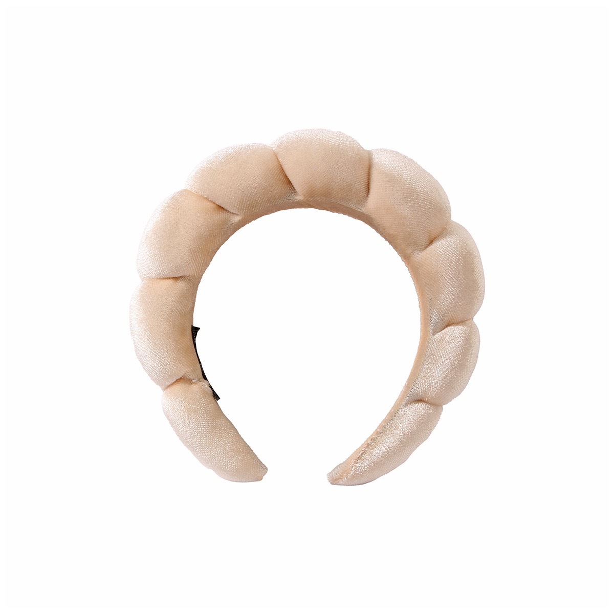 골든 벨벳 구름 헤어밴드-카키 (17*17*4cm 53g)